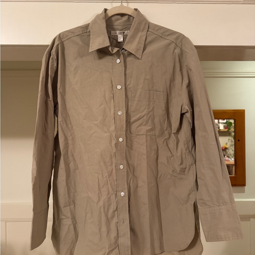 NWT Tan Dress Shirt